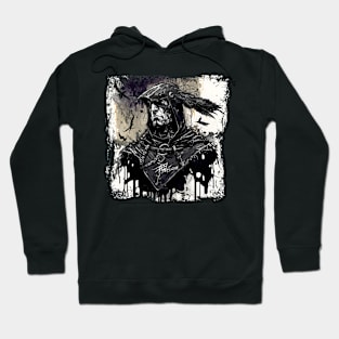 Medieval Hero: A Cool Comic Portrait of a Renaissance Superhero in Assassin Attire Hoodie